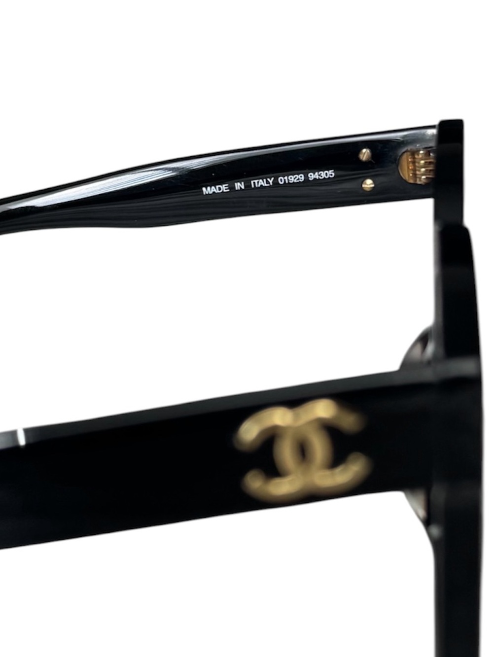 CHANEL Black Square 'Chanel Paris' Sunglasses with Dark Lenses - Picture 6 of 7
